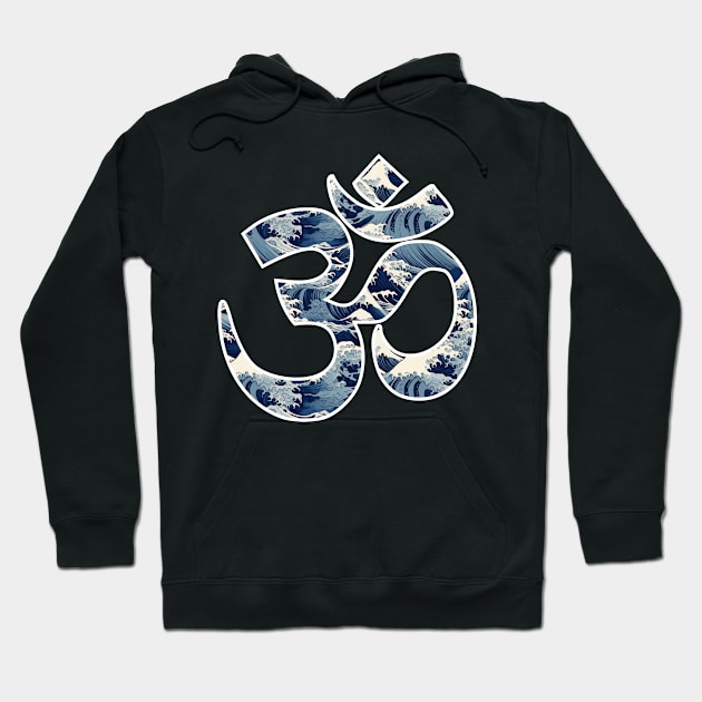 Cosmic Resonance: The Mystical Power of Om Kanagawa Hoodie by star trek fanart and more